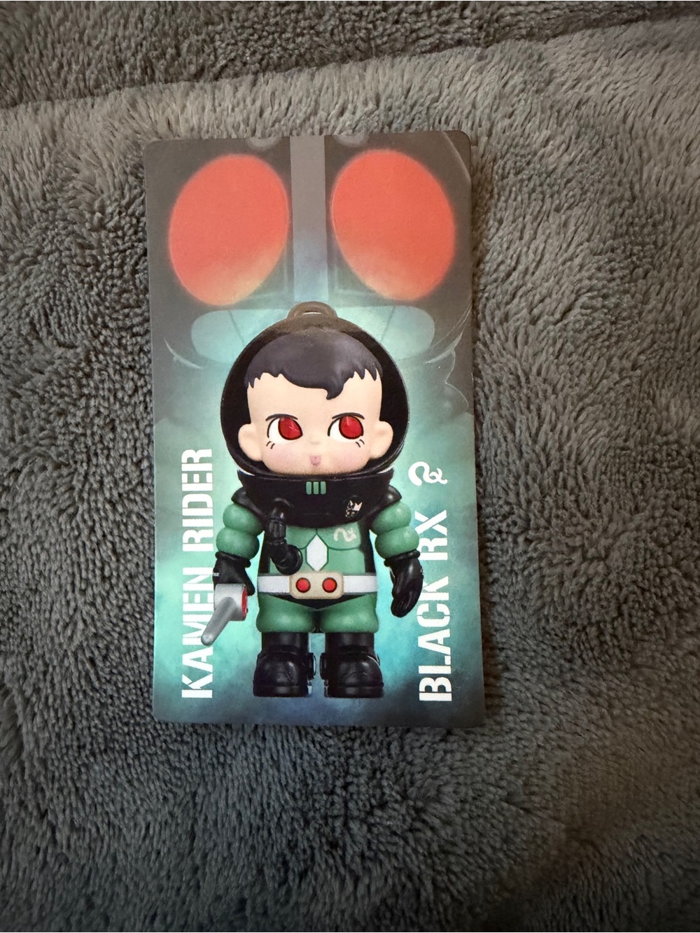 Kamen Rider Adventurer x SamSam Vinyl Figure - Red, Black & Teal. Bag sealed.